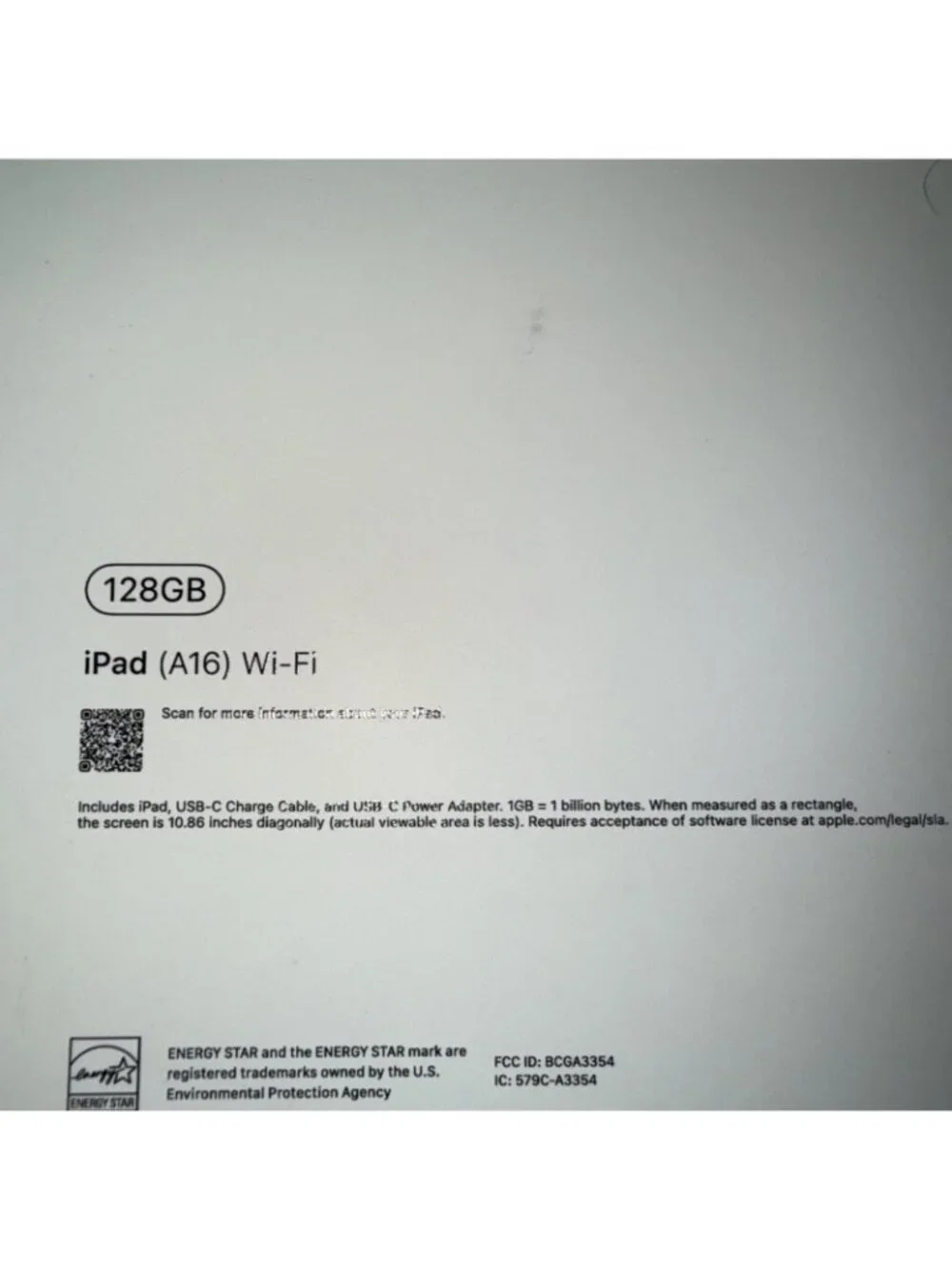 Apple empty box